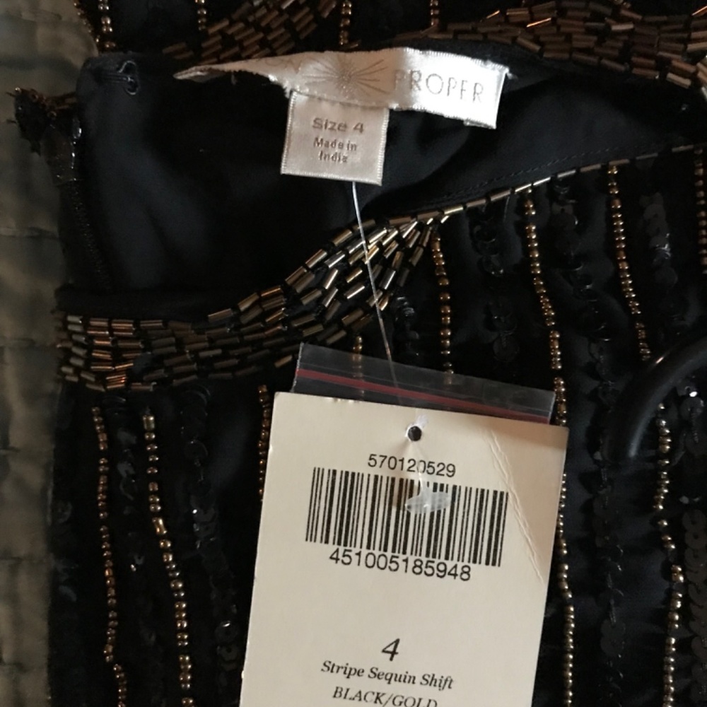 Boston Proper beaded dress, size 4 - Picture 8 of 8